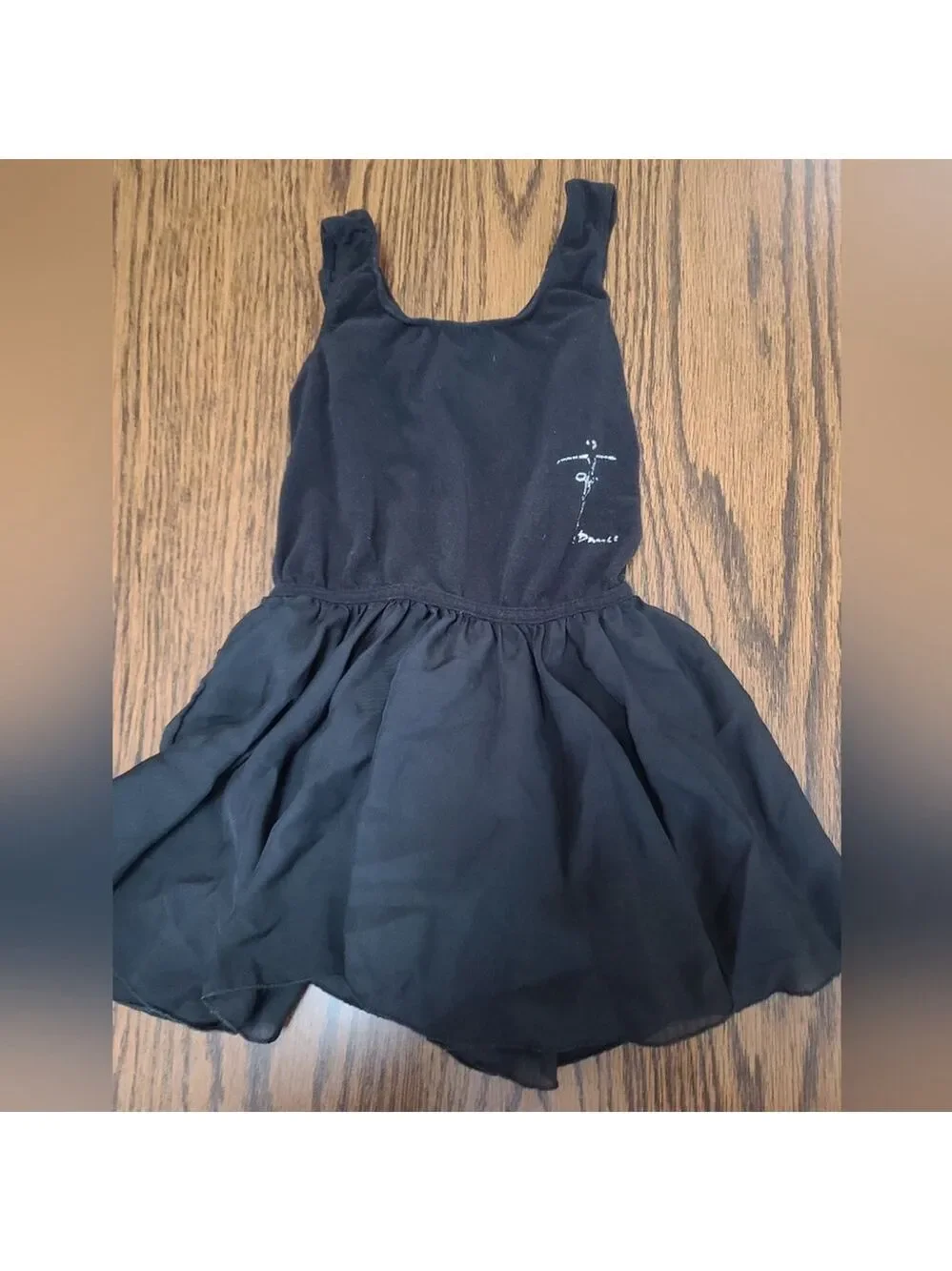 iEFiEL Girls Dance Leotard with Skirt Size 4-6x EUC